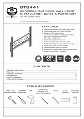 BTECH BTB441 Installation Manual & Parts List