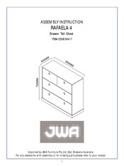 JWA RAFAELA 4 69417 Assembly Instruction Manual
