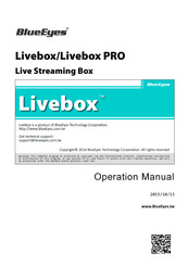 BlueEyes Livebox PRO Operation Manual