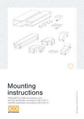 OBO Bettermann PYROLINE Con BSK Mounting Instructions