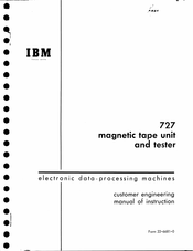 IBM 727 Manual Of Instruction
