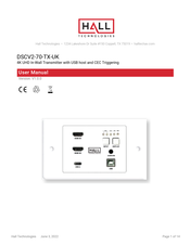 Hall Technologies DSCV2-70-TX-UK User Manual