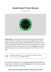 AJAX Socket Type F User Manual