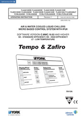 Johnson Controls YORK YLAA0515HE Operating Instructions Manual