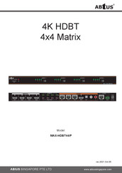 Abtus MAX-HDBT44/P User's Operation Manual