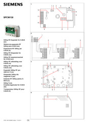 Siemens SPCW130 Installation Instructions Manual