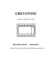 Greystone P10034AP-L3-FR02 Instructions Manual