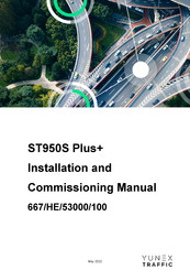 YUNEX TRAFFIC ST950SPlus+ Installation And Commissioning Manual