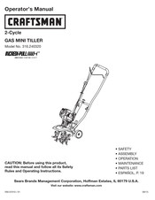 Craftsman Incredi-Pull 316.240320 Operator's Manual