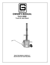 Gray TAJS-2000 Owner's Manual