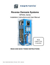 Neptronic WP440L Series Installation Instructions And User Manual