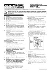 Sealey LED3009 Instruction Manual