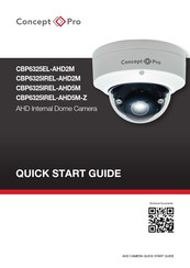 Concept Pro CBP6325IREL-AHD5M Quick Start Manual
