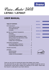 Iiyama Vision Master 1403 User Manual