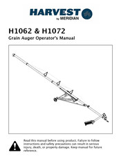 Meridian HARVEST H10 Series Operator's Manual
