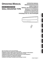 Hiyasu ASH 7UIF-LA Operating Manual