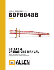 allen BDF6048B Safety & Operation Manual
