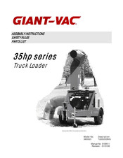 Giant-Vac 35hp Series Assembly Instructions Manual