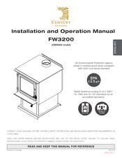 Century Heating FW3200 Installation And Operation Manual