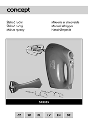 Concept2 SR3355 Operating Instructions Manual
