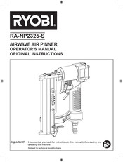 Ryobi RA-NP2325-S Manuals | ManualsLib