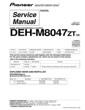 Pioneer DEH-M8047ZT/UC Service Manual