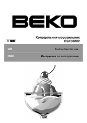 Beko CSK38002 Instructions For Use Manual