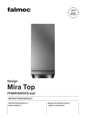 FALMEC Mira Top Fasteel FFMIR16W5FS-R Instruction Booklet