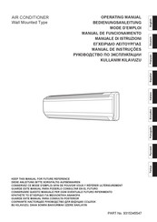 Fujitsu RSG18LFCA Operating Manual
