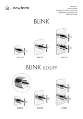 Newform BLINK 69816E Instructions Manual