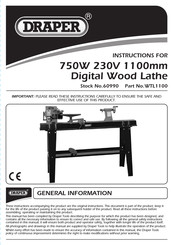 Draper 60990 Instructions Manual