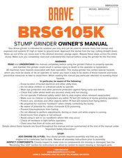 Brave BRSG105K Owner's Manual