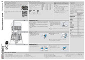 Bosch SMV4HVX46G Quick Reference Manual