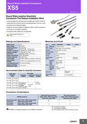 Omron XS5W-D421-G81-P Installation Instructions Manual