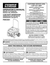 Power Stroke PS9C3501 Operator's Manual