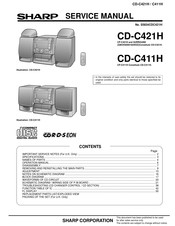 Sharp CD-C411H Service Manual