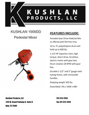 Kushlan 1000DD Manual