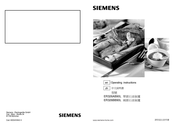 Siemens ER326AB90L Operating Instructions Manual