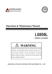 Volvo SDLG LG956L Operation & Maintenance Manual