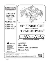 Swisher TRAILMOWER POL14560X Owner's Manual