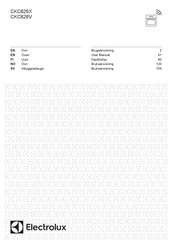 Electrolux CKC826X User Manual