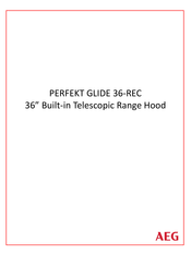 AEG PERFEKT GLIDE 36-REC Quick Start Manual