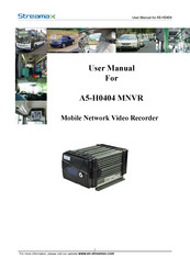 Streamax A5-H0404MNVR User Manual