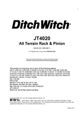 DitchWitch JT4020 Manual