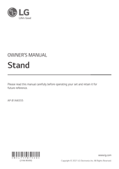 Lg AP-B1AI6555 Owner's Manual