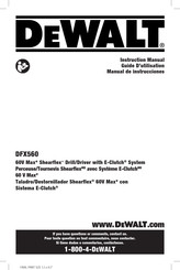 DeWalt DFX560T2 Instruction Manual