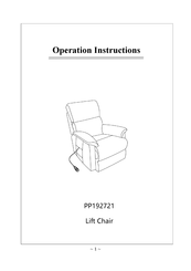 Merax PP192721 Operation Instructions Manual