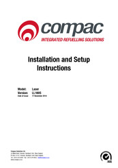 Compac LL160S Installation And Setup Instructions