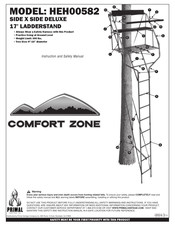 Primal Vantage COMFORT ZONE HEH00582 Instruction And Safety Manual