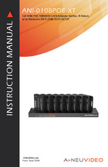A-Neuvideo ANI-0108POE-XT Instruction Manual